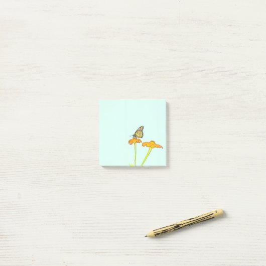 Butterfly Post-It Notes Post-it Klebezettel (Auf Schreibtisch)