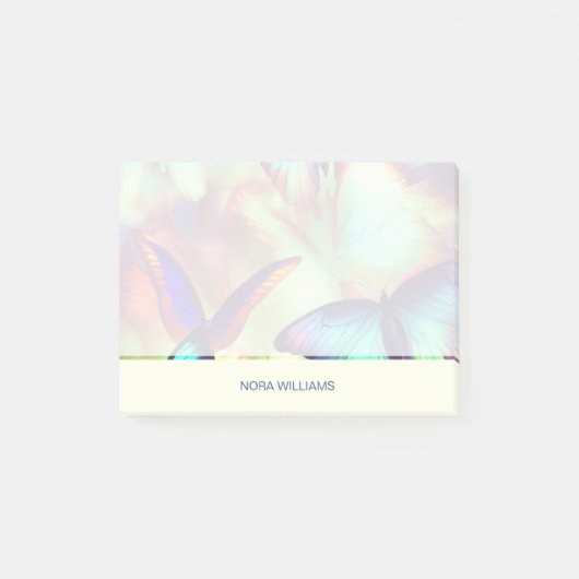 Butterfly-Post-It-Notes Post-it Klebezettel (Vorderseite)