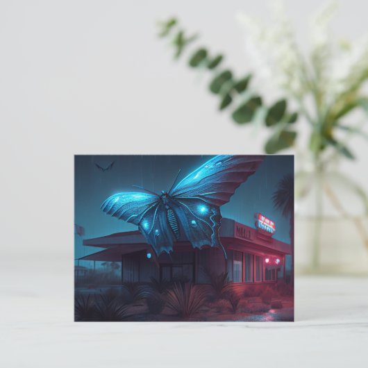 Butterfly-Postkarten Postkarte (Stehend Vorderseite)