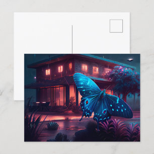 Butterfly-Postkarten Postkarte