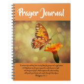 Butterfly Praetjournal Notizblock (Vorderseite)