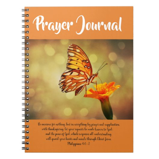 Butterfly Praetjournal Notizblock (Vorderseite)