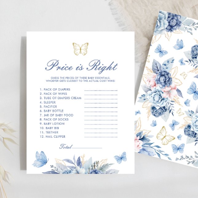 Butterfly Price ist das richtige Baby Duschspiel (Von Creator hochgeladen)