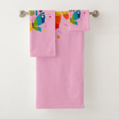 Butterfly Pride Liebe ist Liebe LGBT Awareness Badhandtuch Set (Insitu)