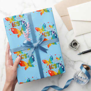 Butterfly Pride Liebe ist Liebe LGBT Awareness Geschenkpapier