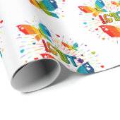 Butterfly Pride Liebe ist Liebe LGBT Awareness Geschenkpapier (Rolleneckpunkt)