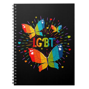 Butterfly Pride Liebe ist Liebe LGBT Awareness Notizblock