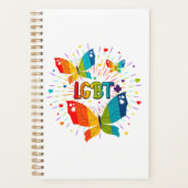Butterfly Pride Liebe ist Liebe LGBT Awareness Planer (Vorderseite)