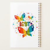Butterfly Pride Liebe ist Liebe LGBT Awareness Planer (Rückseite)