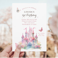 Butterfly Princess Castle Fairytale Geburtstag