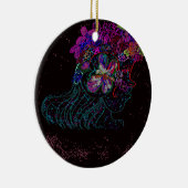 Butterfly Princess Keramik Ornament (Rechts)