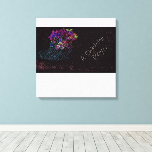 Butterfly Princess  Leinwanddruck (Insitu (Holzboden))