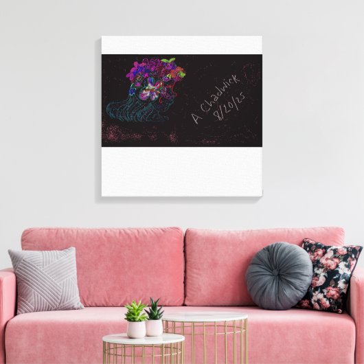 Butterfly Princess  Leinwanddruck (Insitu (Wohnzimmer))