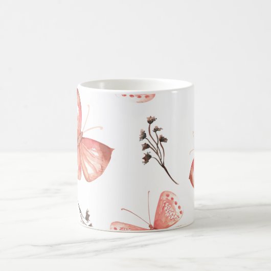 Butterfly Print  Kaffeetasse (Mittel)