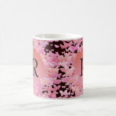 Butterfly Print mit Monogramm Kaffeetasse (Mittel)