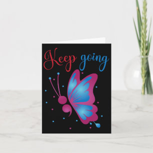 Butterfly Psychische Gesundheit Suizidbewusstsein  Karte
