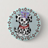 Butterfly Puppy Button (Vorderseite)