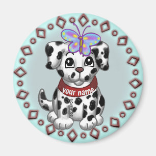 Butterfly Puppy Magnet