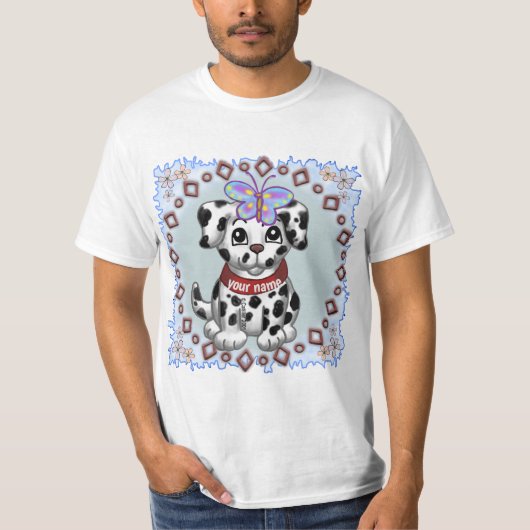 Butterfly Puppy T-Shirt (Vorderseite)