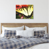 Butterfly Quad Leinwand Wrap (Insitu (Schlafzimmer))