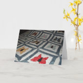 Butterfly Quilt Geburtstagskarte Karte (Gelbe Blume)