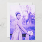 Butterfly Quinceañera Birthday Einladung (Rückseite)