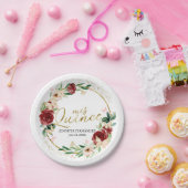 Butterfly Quinceanera Paper Teller Rote Flora (Party)