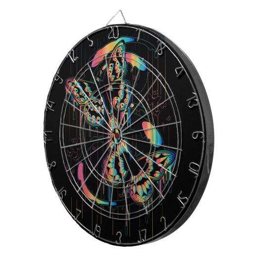 Butterfly Rain Dartscheibe (Vorderseite rechts)