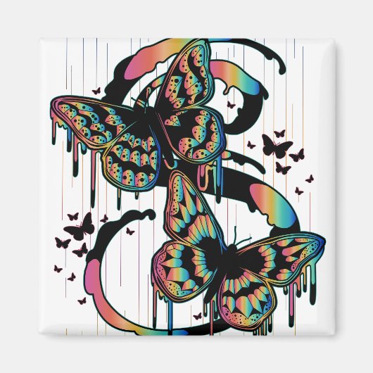 Butterfly Rain Magnet (Vorne)
