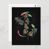 Butterfly Rain Postkarte (Vorne/Hinten)