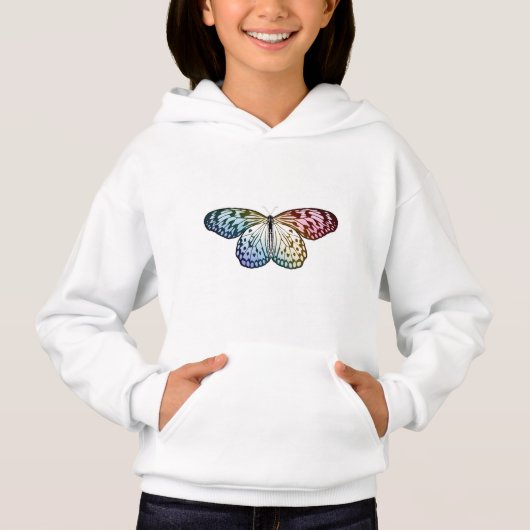 Butterfly Rainbow Hoodie (Vorderseite)