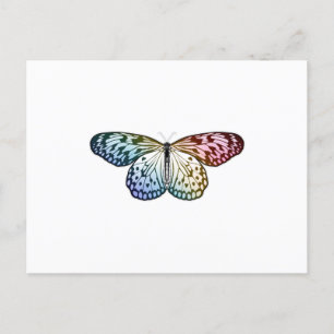 Butterfly Rainbow Postkarte