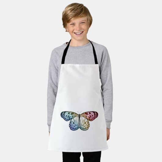 Butterfly Rainbow Schürze (Getragen)