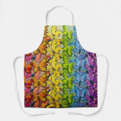 Butterfly Rainbow Schürze (Vorderseite)
