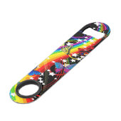 Butterfly Rainbow Speed Bottle Opener Flaschenöffner (Rückseite Schrägansicht)