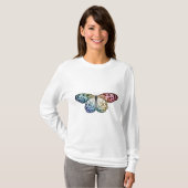Butterfly Rainbow T-Shirt (Vorne ganz)