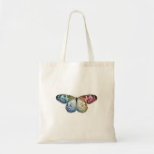Butterfly Rainbow Tragetasche (Vorne)