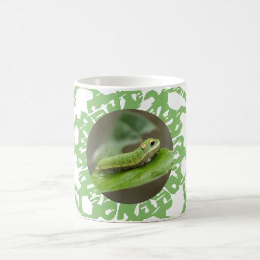 Butterfly Raupe Larva Kaffeetasse (Mittel)