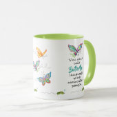 Butterfly & Raupe People Classic Tasse, 11 oz Tasse (VorderseiteRechts)