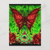 Butterfly-Rave Postkarte (Vorderseite)