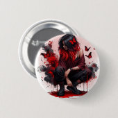 Butterfly-Rebellion Button (Vorne & Hinten)