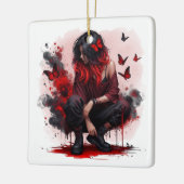 Butterfly-Rebellion Keramikornament (Links)