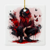 Butterfly-Rebellion Keramikornament (Rückseite)