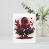 Butterfly-Rebellion Postkarte (Stehend Vorderseite)