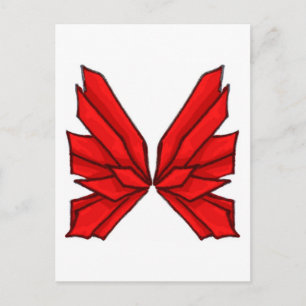 Butterfly Red I Postkarte