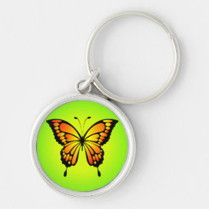 Butterfly Red Yellow Insect Illustration-20285 T-S Schlüsselanhänger