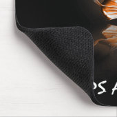 Butterfly Ribbon Crps Bewusstsein Mousepad (Ecke)