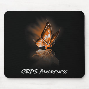 Butterfly Ribbon Crps Bewusstsein Mousepad