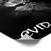 Butterfly-Ribbon CVID Awareness Sweatshirt182 Poster (Ecke)