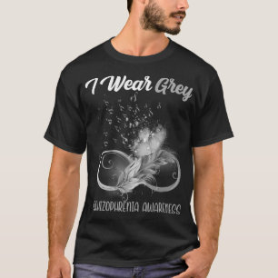 Butterfly Ribbon Feather Schizophrenie Bewusstsein T-Shirt